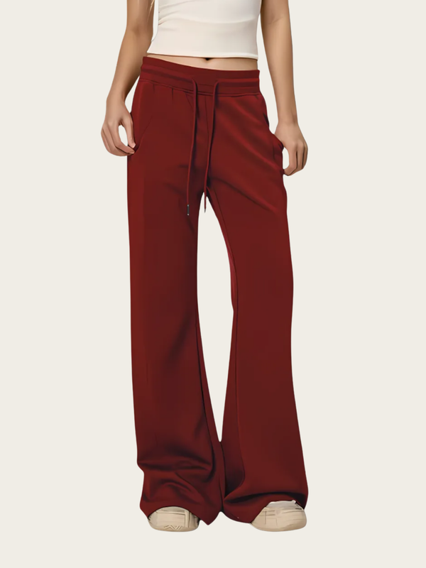 Luxe Flow Wide-Leg Lounge Pants – Minimalist Street Comfort