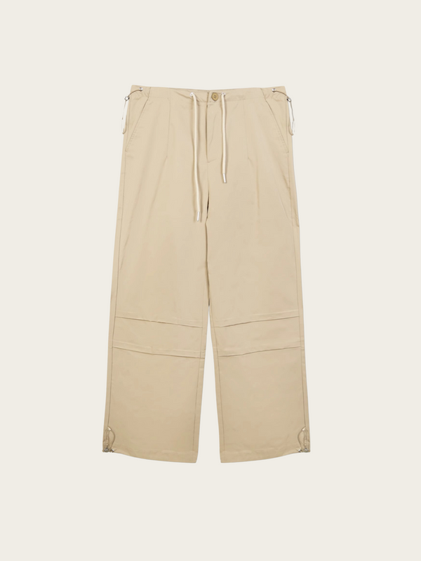 Beige pants on a white background