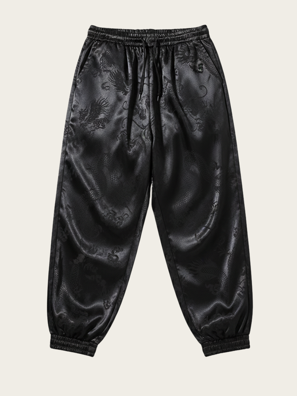 Premium Satin Dragon Print Relaxed – Street