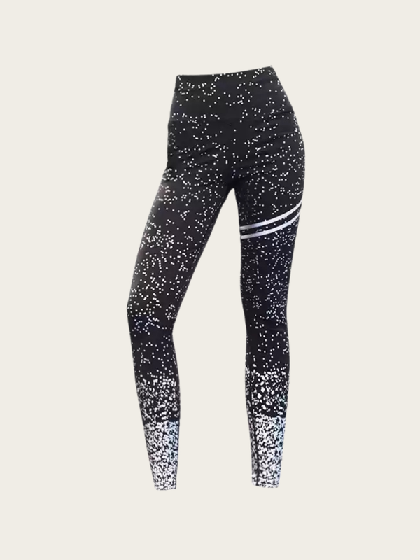 Starry Print High-Waist Leggings - Sporty & Stylish Activewear