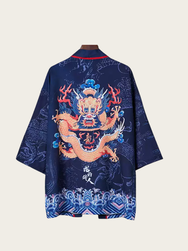 Naruto Kimono Jacket – Open-Front Drape