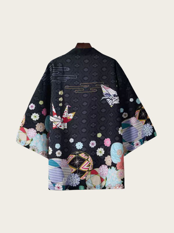Harmony Crane Kimono – Crane Symbol Design