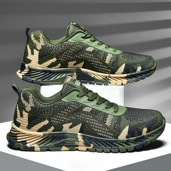 Camo Green Design Japanese Shoes - 38