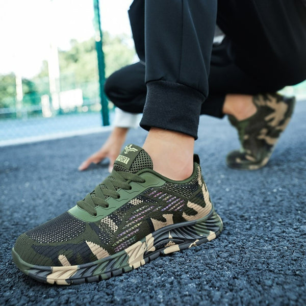 Camo Green Design Japanese Shoes - 39