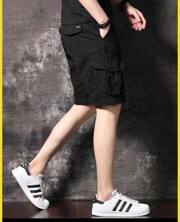 Vintage Casual Cargo Japanese Shorts - Medium