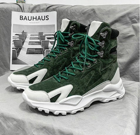 High Cut Retro Style Japanese Shoes - 39