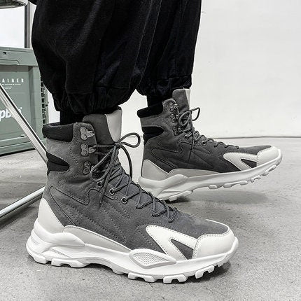 High Cut Retro Style Japanese Shoes - 39