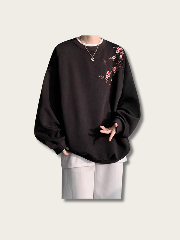 Blossom Flight Sweatshirt - black:Black