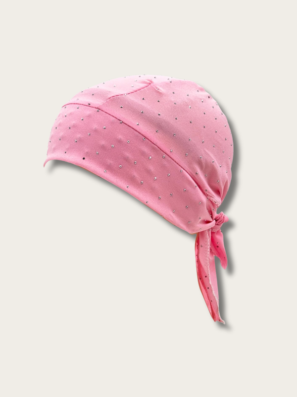 Starry Night Bandana Cap - #ffc0cb:Pink