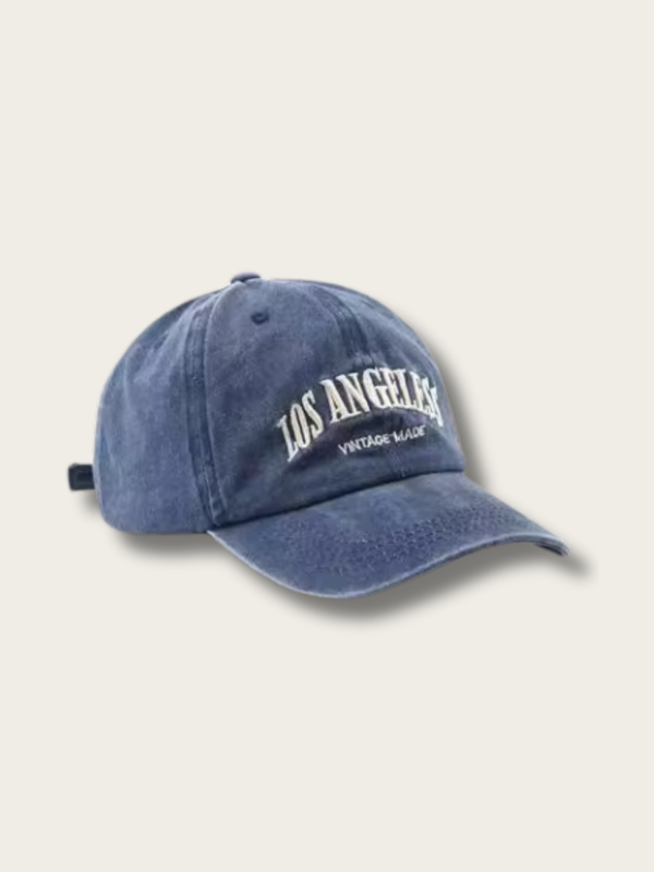 Vintage Los Angeles Dad Cap - #000000:Black