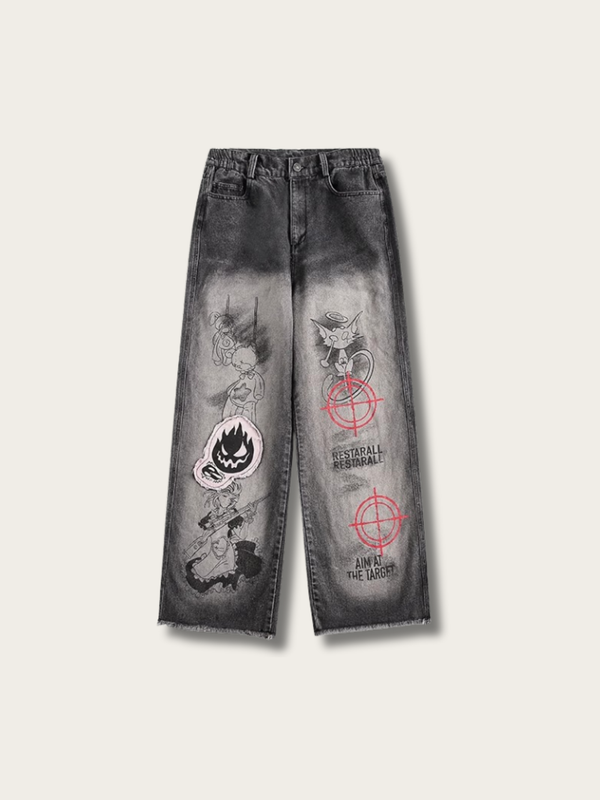 Bulletproof Aim Graphic Denim - Medium