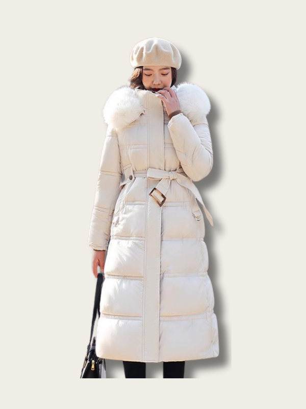 Elegance Frost Long Puffer Coat - M