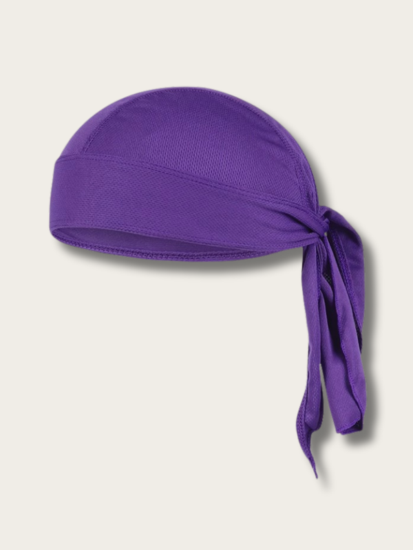 Essential Solid Color Bandana Cap - #234EBE:Deep Sea Blue