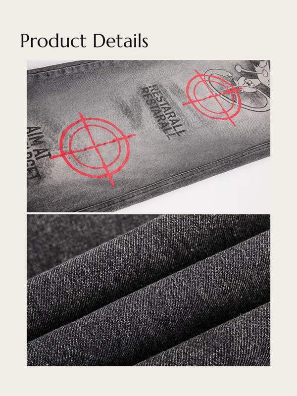 Bulletproof Aim Graphic Denim - Large