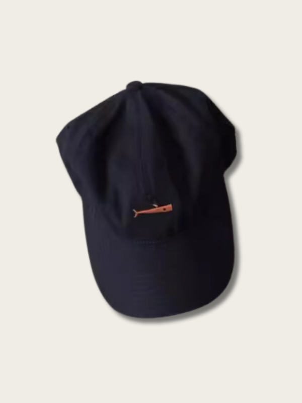Whale Breeze Dad Cap - #000000:Navy Blue