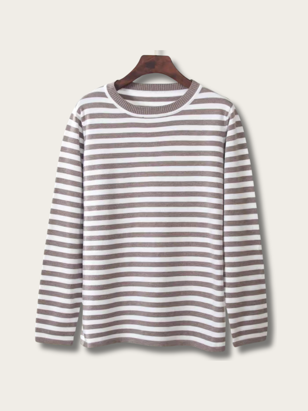 Striped Harmony Sweater - black:Black