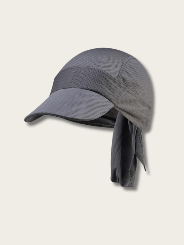 SunShield Sports Cycling Cap - #808080:Gray