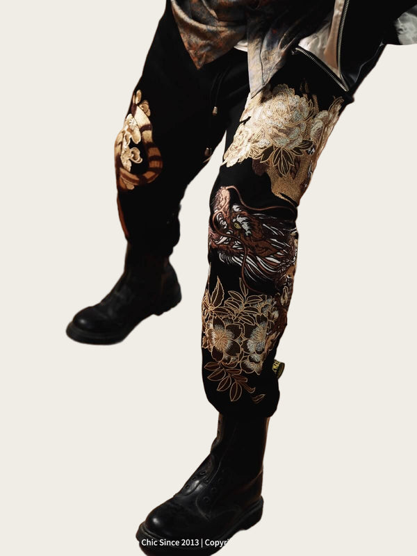 Traditional embroidered pants