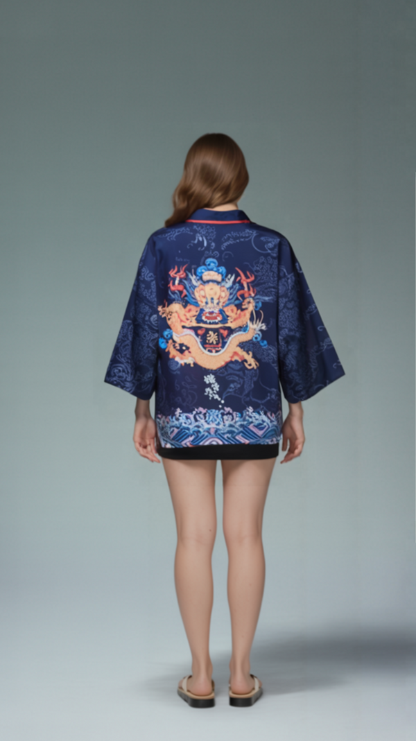 Naruto Kimono Jacket – Open-Front Drape