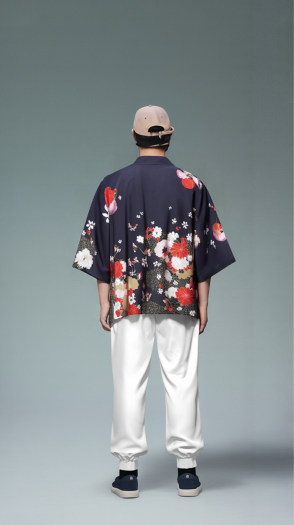 Eternal Blossoms Kimono Cardigan – Open Drape