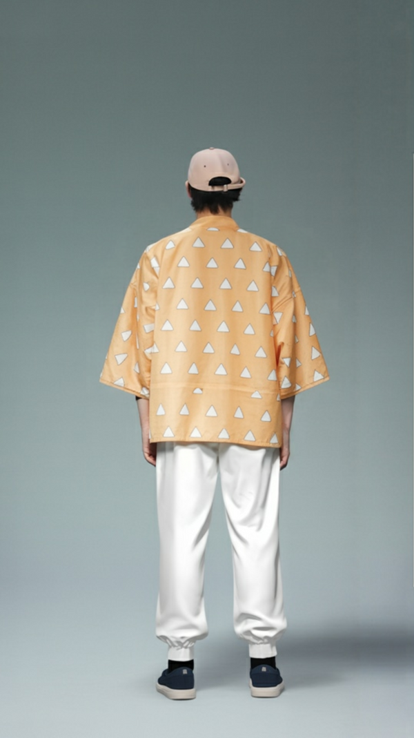 Sunburst Demon Slayer Kimono – Open Drape