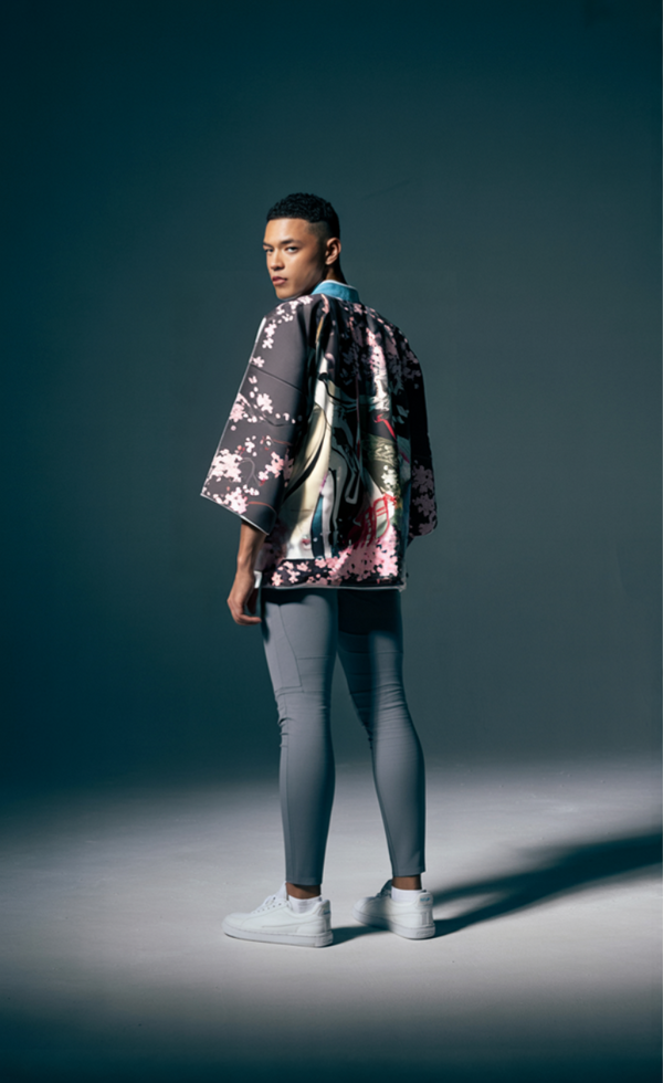 Cherry Blossom Samurai Kimono – Open Drape