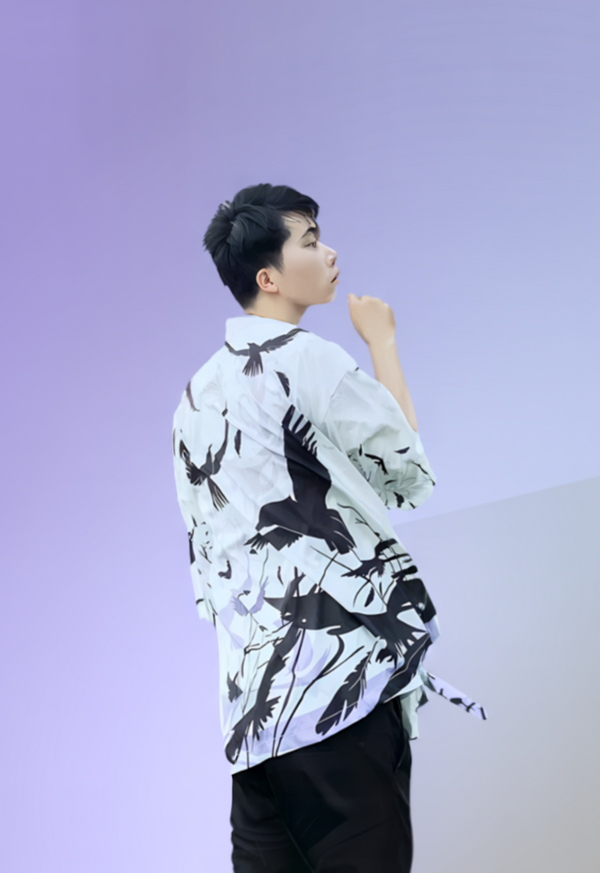 Wind Raven Japanese Kimono Cardigan – Open Drape