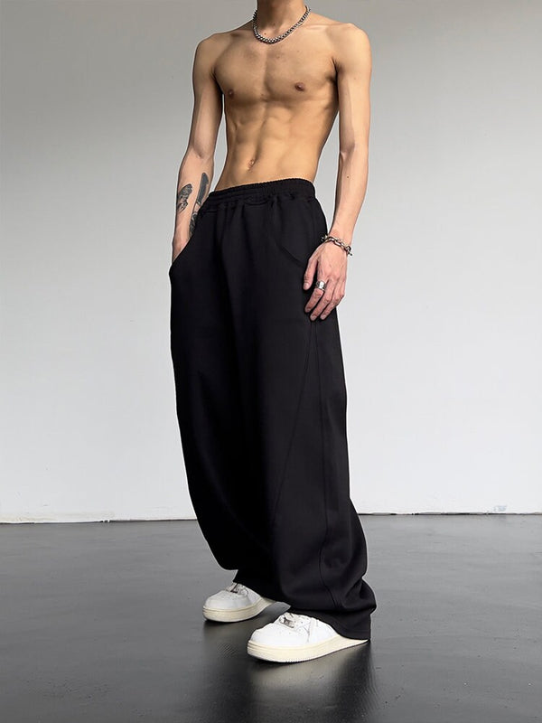 Retro Streetwear High Waist Japanese Pants - Small