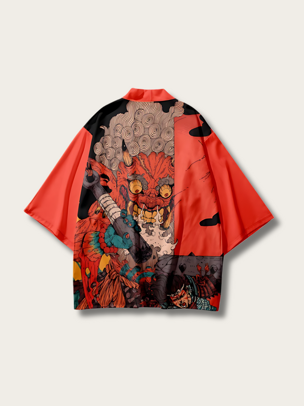 Oni's Wrath Kimono Cardigan - M