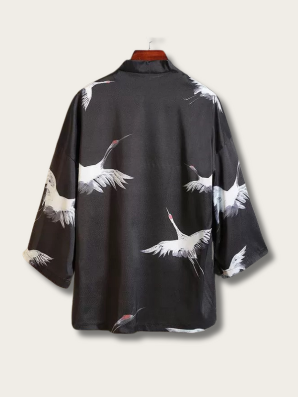 Eternal Crane Kimono Cardigan - Medium