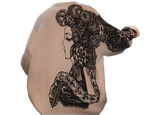 Knitted High End Winter Japanese Sweater - Medium