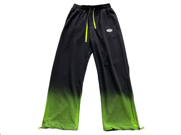 Gradient Color Retro Wide Leg Japanese Pants - Medium