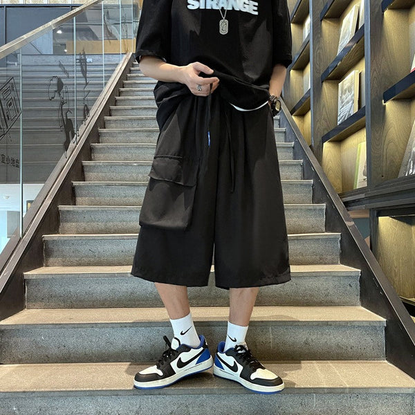 Oversized Casual Japanese Shorts - Medium