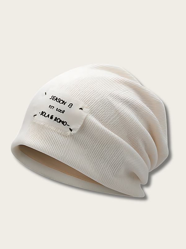 Season Trio Textured Japanese Beanie - #a52a2a:Brown