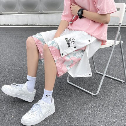 Summer Tie Dye Japanese Shorts - Medium