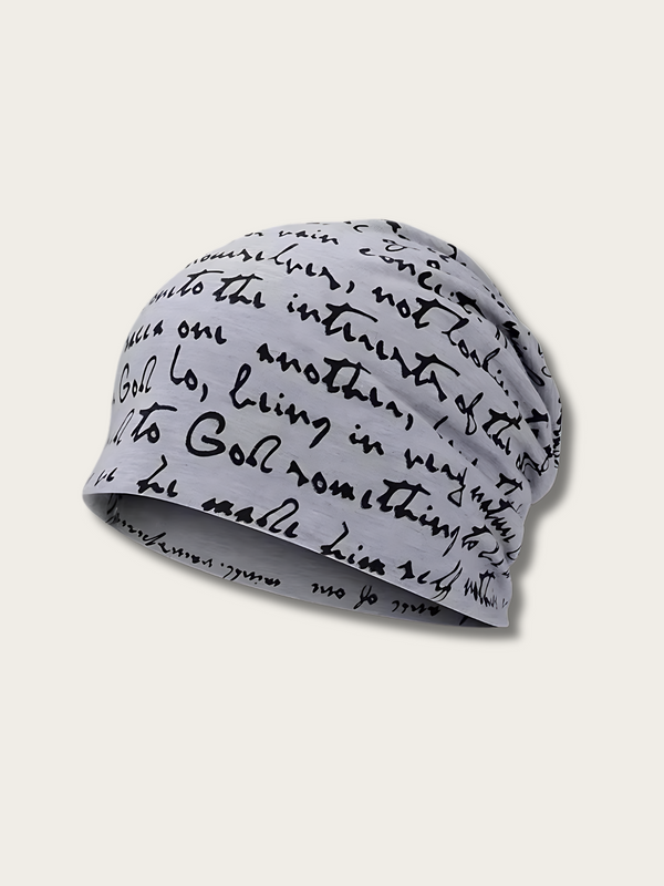 Scripted Thoughts Japanese Beanie - #000000:Black
