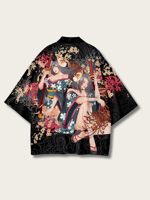 Blossom Spirits Anime Kimono - M