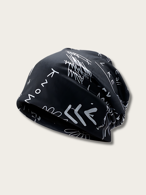 VersaFlex Graphic Beanie - #ffffff:White