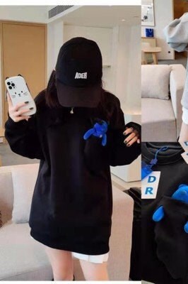 Small Patch Design Simple Japanese Sweater - A1