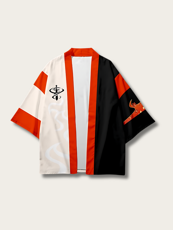 Dragon's Embers Kimono Cardigan - S