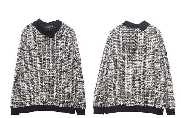 Winter Dark Loose Japanese Sweatshirt - Large