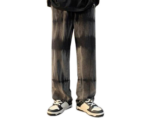 Wide Leg Fancy Tie Dye Japanese Pants - Small