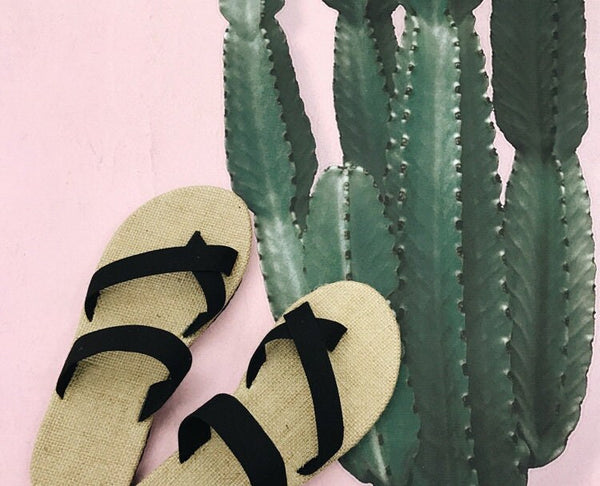 Rattan Ethnic Style Japanese Sandals - 36 EU