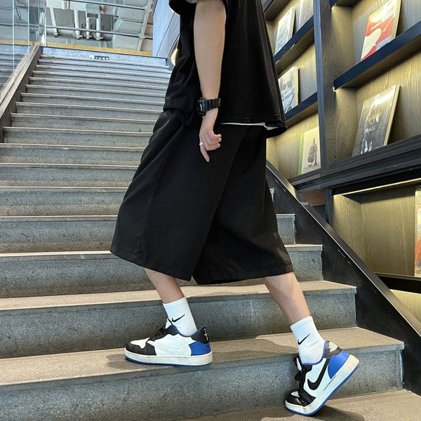 Oversized Casual Japanese Shorts - Medium