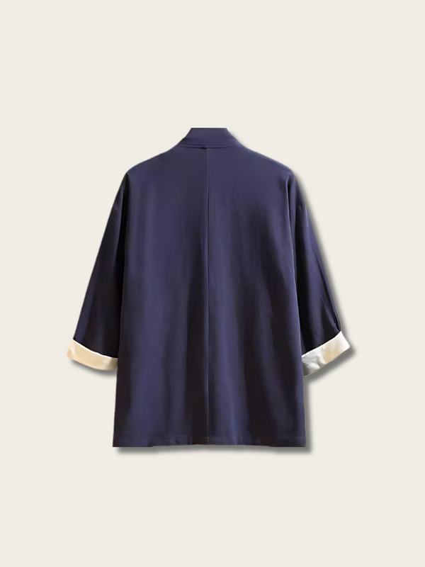 Serenity Sleeve Japanese Work Kimono - Blue