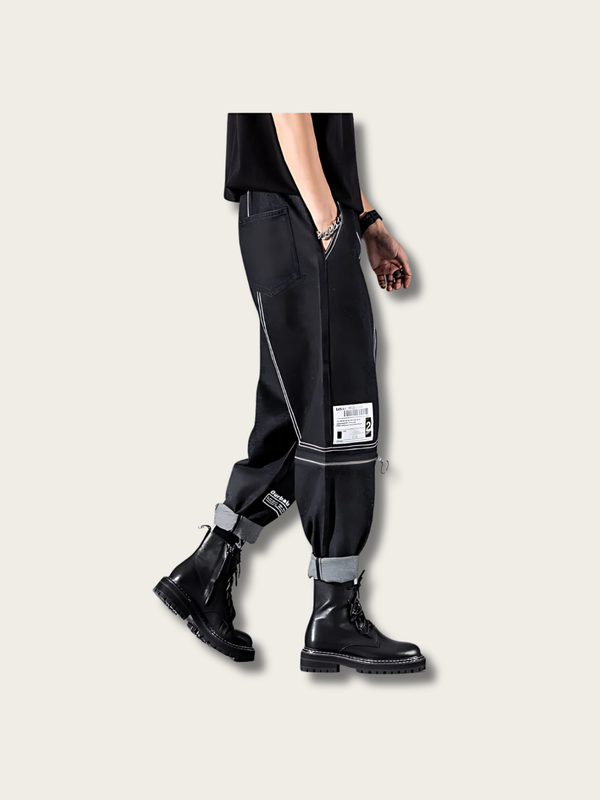 Monochrome Edge Tactical Japanese Pants - Medium