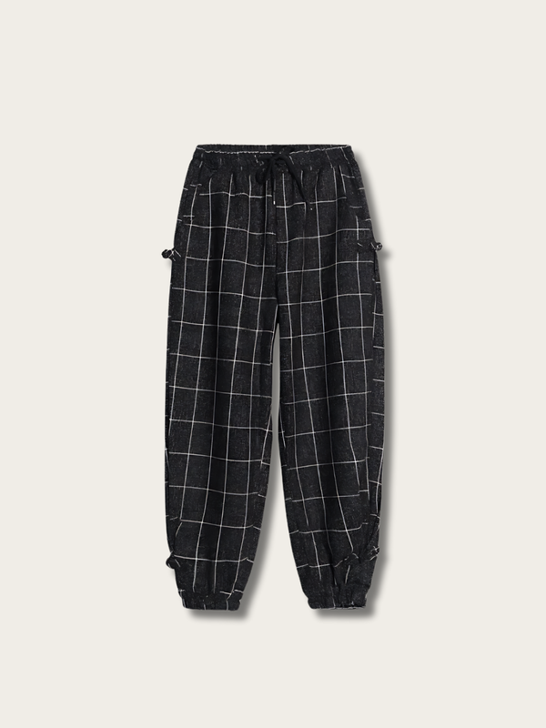 Gridline Street Japanese Harem Pants - Medium