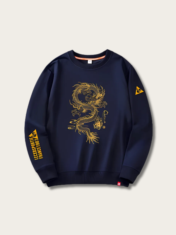 Golden Dragon Japanese Sweatshirt - Small