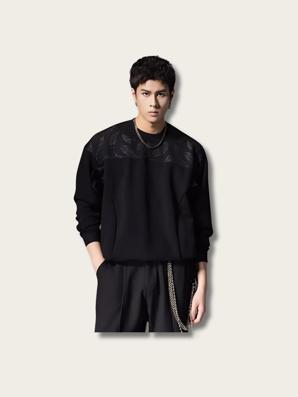 Shadowleaf Minimalist Japanese Sweatshirt - Large