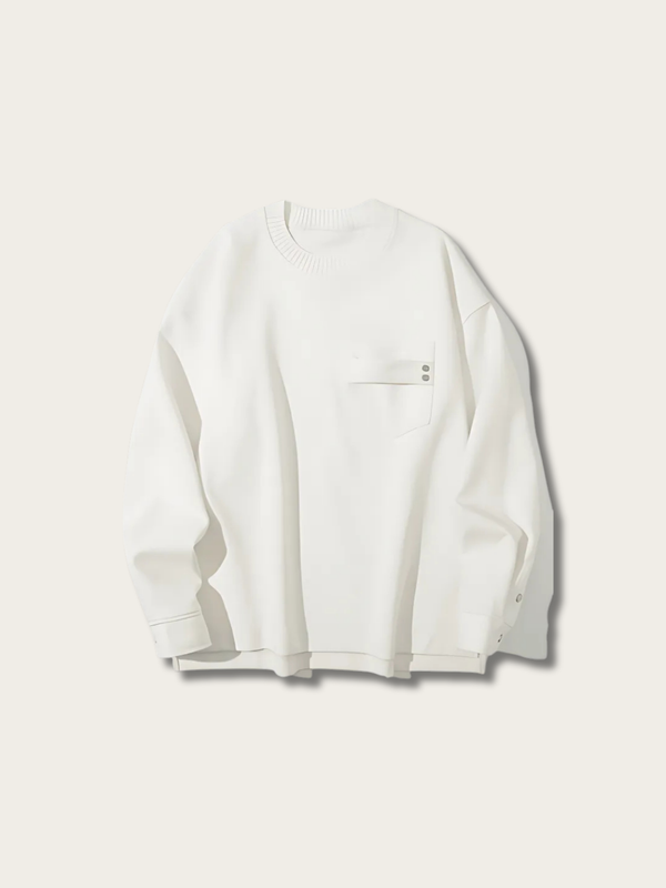 Arctic Minimalist Japanese Sweater - Medium